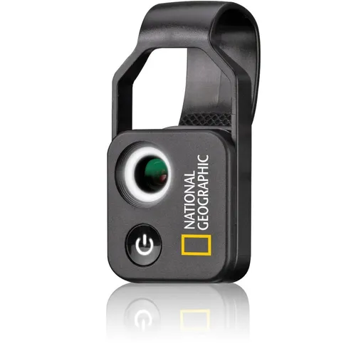 National Geographic 9118500 - Handy-Mikroskop 200x mit CPL-Filter - Mikroskop für Handy mit 200-facher Vergrößerung, ideal für detailreiche Aufnahmen von Naturobjekten. Integrierte LED-Beleuchtung und CPL-Filter für optimale Bilder. Kompakt und einfach zu bedienen!
