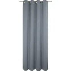 Adam Vorhang Uni Collection light (1 St) – Blickdichter Ösenvorhang aus 100% Bio-Baumwolle - Eleganter Ösenvorhang in königsblau (145 cm x 245 cm) für stilvolle Fensterdekoration. Aus 100% Bio-Baumwolle, blickdicht und pflegeleicht bei 60°C, ideal für jeden Raum.