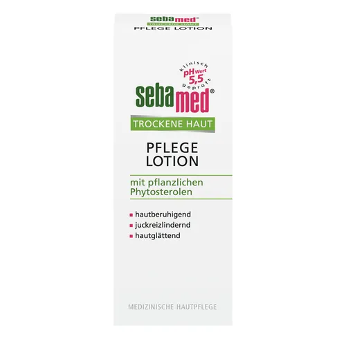 Sebamed Trockene Haut Pflege-Lotion - Medizinische Körperpflege, lindert effektiv Hautreizungen und stellt die natürliche Feuchtigkeitsbalance der Haut wieder her.