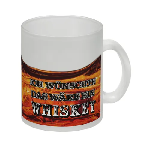 Ich wünschte das wäre ein Whiskey Glas Tasse mit Whiskeymotiv