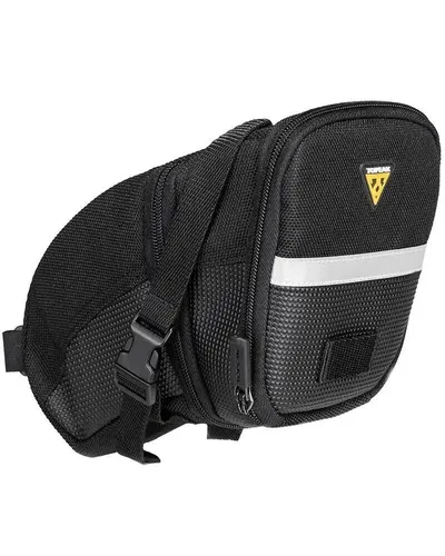 TOPEAK Satteltasche AERO WEDGE PACK STRAP large - Fahrradtaschen für sichere Aufbewahrung, wasserfest und ideal für lange Radtouren mit 1.97 Litern Volumen.