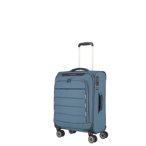 Travelite Skaii 4w S Trolley Bag One Size - Stylischer Koffer in Blau und Hellblau, mit 4 leichtgängigen Rollen für müheloses Reisen.