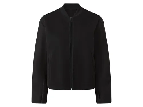 esmara® Damen Bomberjacke (Schwarz, L(44/46)) L(44/46)