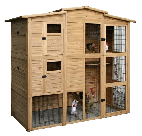 Kerbl Hühnerhaus 222 x 115 x 200 cm – Geräumiges Hühnergehege - Geräumiges Hühnerhaus von Kerbl, ideal für die artgerechte Haltung von Hühnern. Robuste Bauweise und durchdachtes Design sorgen für Sicherheit und Komfort.