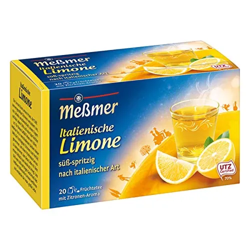Meßmer Italienische Limone Früchtetee aromatisiert mit Zitrone