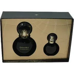 Bvlgari Goldea The Roman Night Sensuelle Eau de Parfum Set 50ml + 15ml - Eau de Parfum Set für Damen mit blumig-süßem Duft, ideal für kühle Abende. Verwandelt jede Trägerin in eine römische Göttin der Nacht.