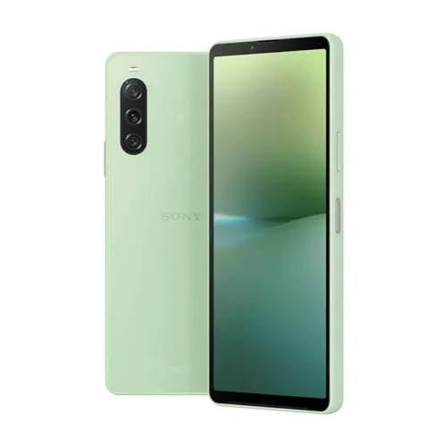 Sony Xperia 10 V 128GB 5G Salbeigrün - Kompaktes Smartphone mit 60 Hz OLED Display, 5.000 mAh Akku und Triple-Kamera für beeindruckende Fotos und Videos