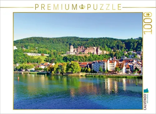 Schloss Heidelberg und Altstadt am Neckar (Puzzle) - Puzzle mit der berühmten Heidelberger Schlossruine, ideal für Reisefans und Puzzle-Liebhaber, die Deutschlands Sehenswürdigkeiten erleben möchten.