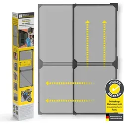 EASYmaxx Insect Protect Teleskop-Insektenschutzgitter Schwingtür - Fliegengitter mit innovativer Teleskop-Technik, montierbar ohne Bohren – schützt zuverlässig vor Insekten und bietet optimale Durchsicht und Luftzirkulation.