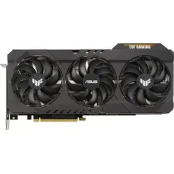 ASUS TUF-RTX3070TI-O8G-GAMING OC Edition - Grafikkarte mit 8 GB GDDR6X - Grafikkarte, 8 GB GDDR6X, optimierte Kühlung mit Axial-Tech-Lüftern und verbessertem Design für hohe Leistung und Langlebigkeit.
