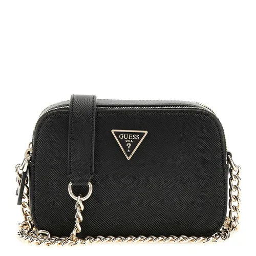 Guess Noelle Umhängetasche schwarz HWZG9672140-BLA - Stylische Handtasche aus Lederimitat, perfekt für jeden Anlass mit praktischem Umhängeriemen und modernem Design.