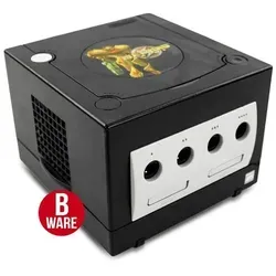 Nintendo Gamecube Konsole Schwarz - Metroid Prime Look (B-Ware) - Konsolen Ersatzkonsole im Metroid Prime Design, ideal für Retro-Gaming-Fans, ohne Kabel und in gutem Zustand.