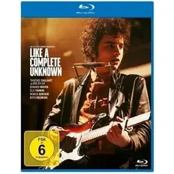 Like A Complete Unknown The Bob Dylan Story (Blu-ray) - Vorbestellung - Film-Genre: Drama, Musik, Biopic mit Timothée Chalamet und Edward Norton. Widescreen-Format, FSK 6, Spieldauer 2 Std. 21 Min. - Ideal für Musikliebhaber und Bob Dylan-Fans!