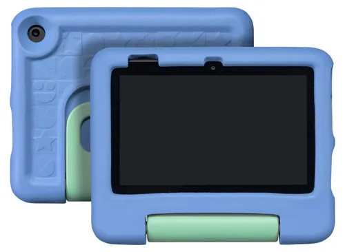 Amazon Fire 7 Kids Edition (2022) 16GB blau - kinderfreundliches Tablet mit robustem Design und umfangreicher Kindersicherung