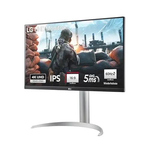 LG 27UP850K-W Monitor - 27-Zoll UHD 4K IPS-Monitor für Arbeit und Gaming, mit ergonomischem Design und USB Type-C Anschluss für einfachen Zugriff und maximalen Komfort.
