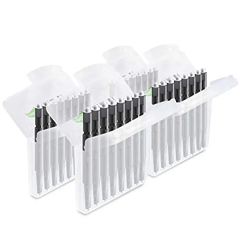 JB White 32x Cerumenfilter für Hörgeräte, Ersatzfilter, Filter kompatibel mit Widex Nanocare Wachsschutz | Oticon ProWax MiniFit | Phonak Cerustop Wax Guards | Resound Hörgerätefilter (Ø 1,3mm)