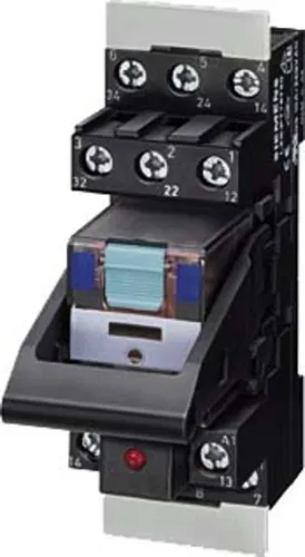 Siemens LZS:PT5A5T30 Steckrelais 4P 16A 230V AC - Schaltrelais mit 4 wechsler Kontakten, LED-Anzeige und Schraubanschluss, ideal für industrielle Anwendungen. Kompakt und zuverlässig für effiziente Steuerung.