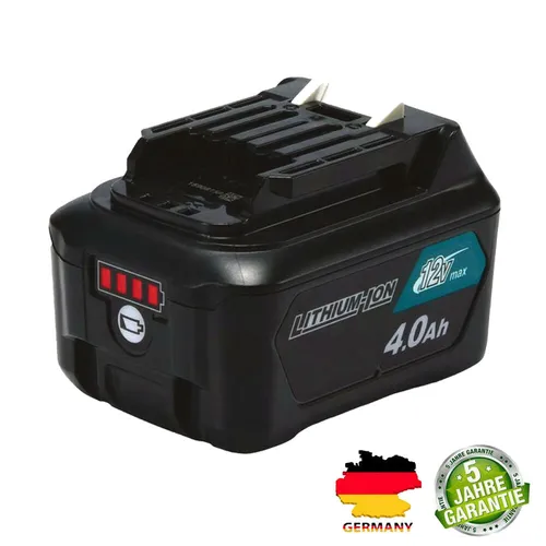 Makita BL 1041 B Akku 12 V max. 4,0 Ah Li-Ion - leistungsstarker Nachfolger von BL 1040 B, ideal für professionelle Anwendungen