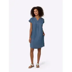 heine Etuikleid Tunikakleid blau 34