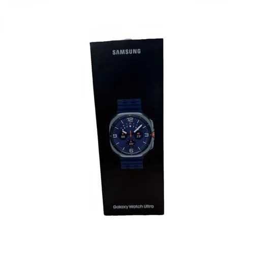 Samsung Galaxy Watch Ultra LTE SM-L705 (2025) – 47 mm, Blau - Smartwatch mit LTE-Funktion, ideal für aktive Nutzer, kompatibel mit Android und ausgestattet mit robustem Kautschukarmband.