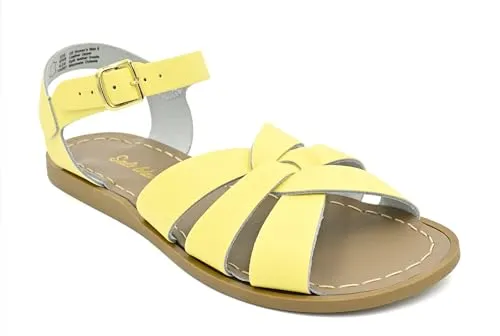 Salt Water Sandals Damenschuhe ORIGINAL 825 - Buttergelb, Größe: 41/42 EU - Hochwertige Lederschuhe für Damen, ideal für den Sommer. Strapazierfähig und komfortabel, perfekt für Strand und Freizeit.