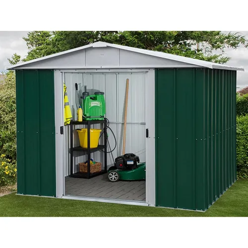 Gerätehaus YARDMASTER "Bayern 87" - Gartenhäuser aus robustem Stahlblech, mit 15 Jahren Herstellergarantie und einfacher Selbstmontage für langlebigen Schutz Ihrer Gartengeräte.