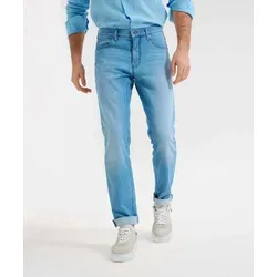 Brax 5-Pocket-Jeans Chuck Sommer-Denim, Gallery Flex blau 33 - Jeans aus Sommer-Denim mit Gallery Flex für optimalen Tragekomfort, perfekt für warme Tage und lässige Outfits.