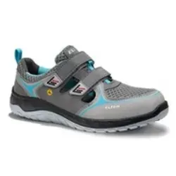 Damen-Sicherheitssandale MELLI grey Easy ESD S1P, Größe 41 - grau - Arbeits- & Schutzkleidung: Komfortable Sicherheitssandale mit atmungsaktivem Textilfutter und metallfreiem Durchtrittschutz, ideal für den täglichen Einsatz im Beruf.