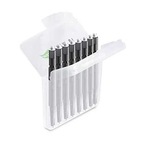 JB White 8x Cerumenfilter für Hörgeräte, Ersatzfilter, Filter kompatibel mit Widex Nanocare Wachsschutz | Oticon MiniFit | Phonak Cerustop Wax Guards | Resound Hörgerätefilter (Ø 1,3mm)