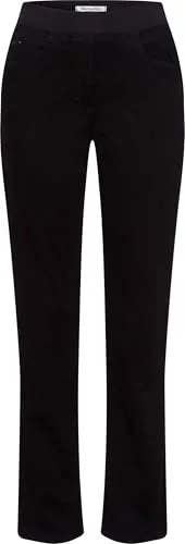 Raphaela by Brax Style Pamina Black 52 - Schlupfhose - Jeans in elastischer Denim-Qualität mit Slim Fit, hochwertigem Baumwollstretch und elastischem Dehnbund, veredelt mit edlen Swarovski-Elements für einen eleganten Look.