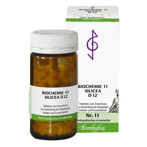Biochemie 11 Silicea D 12 Tabletten Inhalt: 200 St