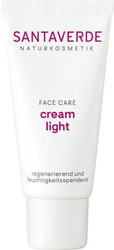 Santaverde Gesichtscreme Light 30 ml - Leichte Gesichtscreme für eine hydratisierte Haut, ideal für den täglichen Gebrauch. Zieht schnell ein und sorgt für ein frisches Hautgefühl.