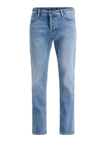 JACK & JONES Male Tapered Fit Jeans JJIMIKE JJORIGINAL ST 171 NOOS - Bequeme Tapered Fit Jeans aus hochwertiger Baumwolle mit recyceltem Polyester. Ideal für lässige Outfits und den täglichen Gebrauch.