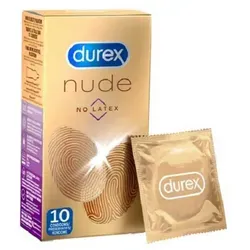 durex Einhand-Kondome Latexfreie Kondome real feel 10 Stück weiß