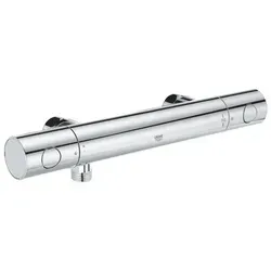 GROHE Grohtherm 800 Thermostat-Brausebatterie, EcoJoy - Mischer mit EcoJoy-Technologie für Wasser- und Energieeinsparung, ideal für umweltbewusste Haushalte.