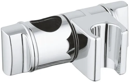 GROHE Gleitelement, chrom (65380000) - Zubehör & Accessoires für Aquatower, Rainshower, Relexa und Euphoria Brausestangen, schwenkbarer Halter für flexible Höhenverstellung der Handbrause, GROHE Long-Life Shine für dauerhaften Glanz.