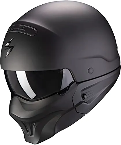 Scorpion Motorradhelm EXO-Combat EVO Matt Black, XS - Motorradhelm mit robuster Konstruktion und ergonomischem Design für optimalen Komfort und Sicherheit auf jeder Fahrt.