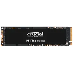 Crucial P5 Plus 1 TB SSD - High-Speed NVMe - Internes Solid State Drive mit 1 TB, PCIe 4.0 x4, bietet Lesegeschwindigkeiten bis zu 6600 MB/s und hardwarebasierte Verschlüsselung für maximale Sicherheit.