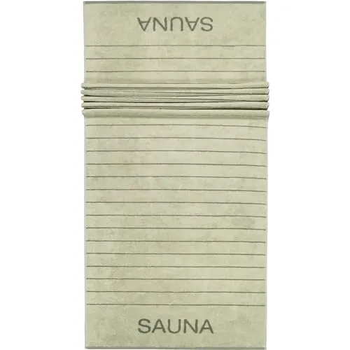 Cawö Home Saunatücher Balance Doubleface 6237 Wasabi - 44 80x200 cm