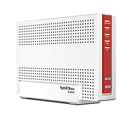 AVM WLAN-Router FRITZ!Box 6591 Cable - leistungsstarkes Kabelmodem, moderne WLAN AC Technologie mit Multi-User-MIMO für optimales Heimnetz