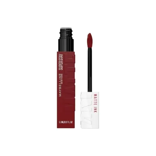 MAYBELLINE NEW YORK SuperStay Matte Ink Lippenstift 50 Voyager - Der MAYBELLINE NEW YORK SuperStay Matte Ink Lippenstift in 50 Voyager, 5 ml, bietet langanhaltende Farbe und einen matten Effekt. Ideal für jeden Anlass, sorgt er für perfekt betonte Lippen mit hoher Pigmentierung.