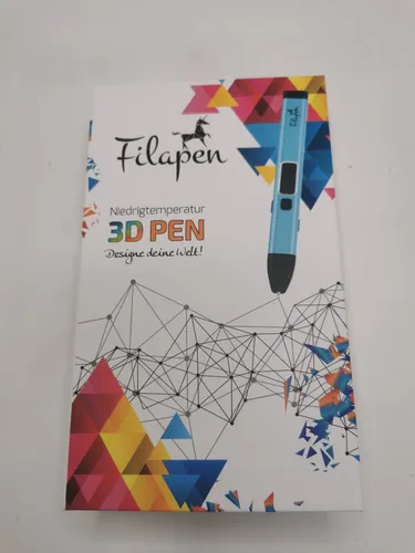 Filapen® Premium 3D Stift mit 10 Filamenten und Etui - 3D-Drucker für kreative Köpfe, ideal für Künstler und Hobby-Kreative, ermöglicht das Erschaffen von einzigartigen 3D-Kunstwerken in Minuten.