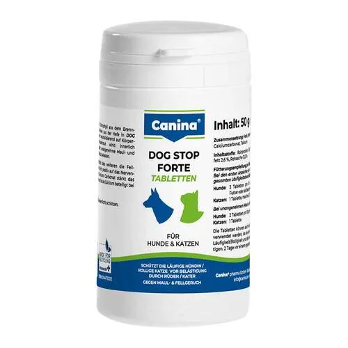 DOG STOP Dragees forte vet. 60 St - rezeptfreie Gelenk- & Knochenschutz Dragees für Hunde von Canina pharma GmbH, fördert die Beweglichkeit und Gesundheit