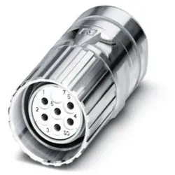 Phoenix Contact M23 Kabelsteckverbinder 1619649 CA-09S1N8A8008 Silber Inhalt: 1St.
