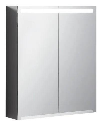 Geberit Option Spiegelschrank 500582001 - Spiegelschrank mit LED-Beleuchtung, Touch-Sensorschalter und beidseitig verspiegelten Türen. Ideal für moderne Badezimmer.