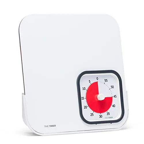 TIME TIMER MOD + Weißwandtafel - Magnettafel und 60-Minuten Countdown-Timer für effektives Zeitmanagement, ideal für Klassenzimmer und Büro. Fördert die Organisation und Produktivität für alle Altersgruppen.