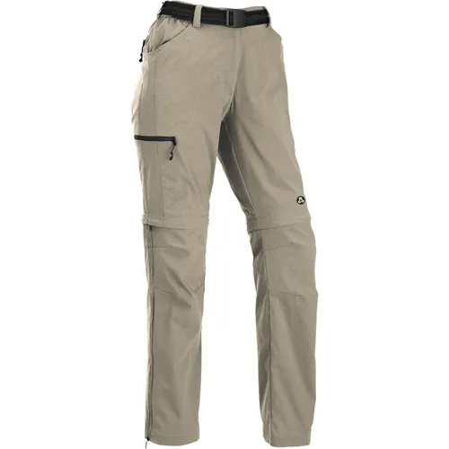 MAUL Sport Montreal II - T-zipp off Hose elas. sand (32) - Wanderhose für Damen mit Zipp-off Funktion, schnelltrocknend und atmungsaktiv. Ideal für wechselnde Wetterbedingungen und maximale Bewegungsfreiheit.