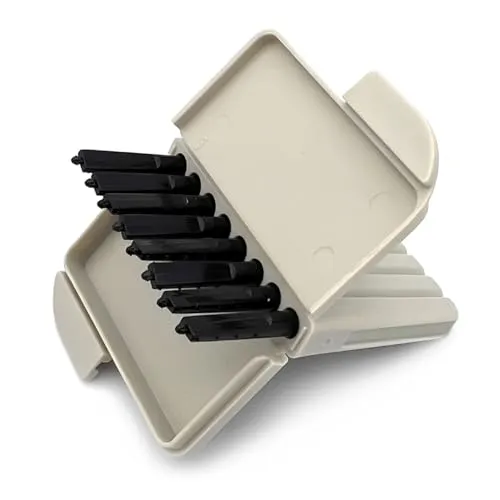 DIREKT CeruStop Cerumenfilter - Filter Für Hörgeräte - 1,3 mm Durchmesser - Für Viele Phonak, Widex & Signia Geräte - 8 Stück - 1er Pack - Grau