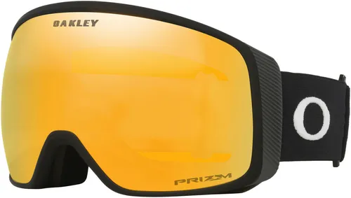 Oakley Flight Tracker L Matte Black / Prizm 24K Iridium - Skibrille - Goggles mit überdimensionalem torischen Vollranddesign für maximale Rundumsicht. Ausgestattet mit Prizm-Glastechnologie für verbesserte Farben und Kontraste, ideal für jeden Ski-Tag.