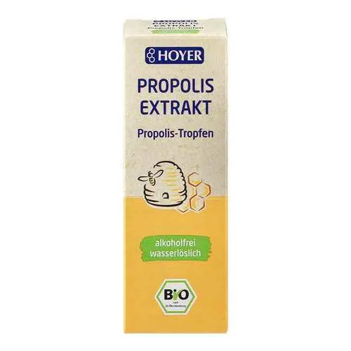 HOYER Propolis Extrakt Bio alkoholfrei 30 ml - Wasserlöslicher Propolis Extrakt, ideal zur Unterstützung des Immunsystems, perfekt für die tägliche Anwendung.